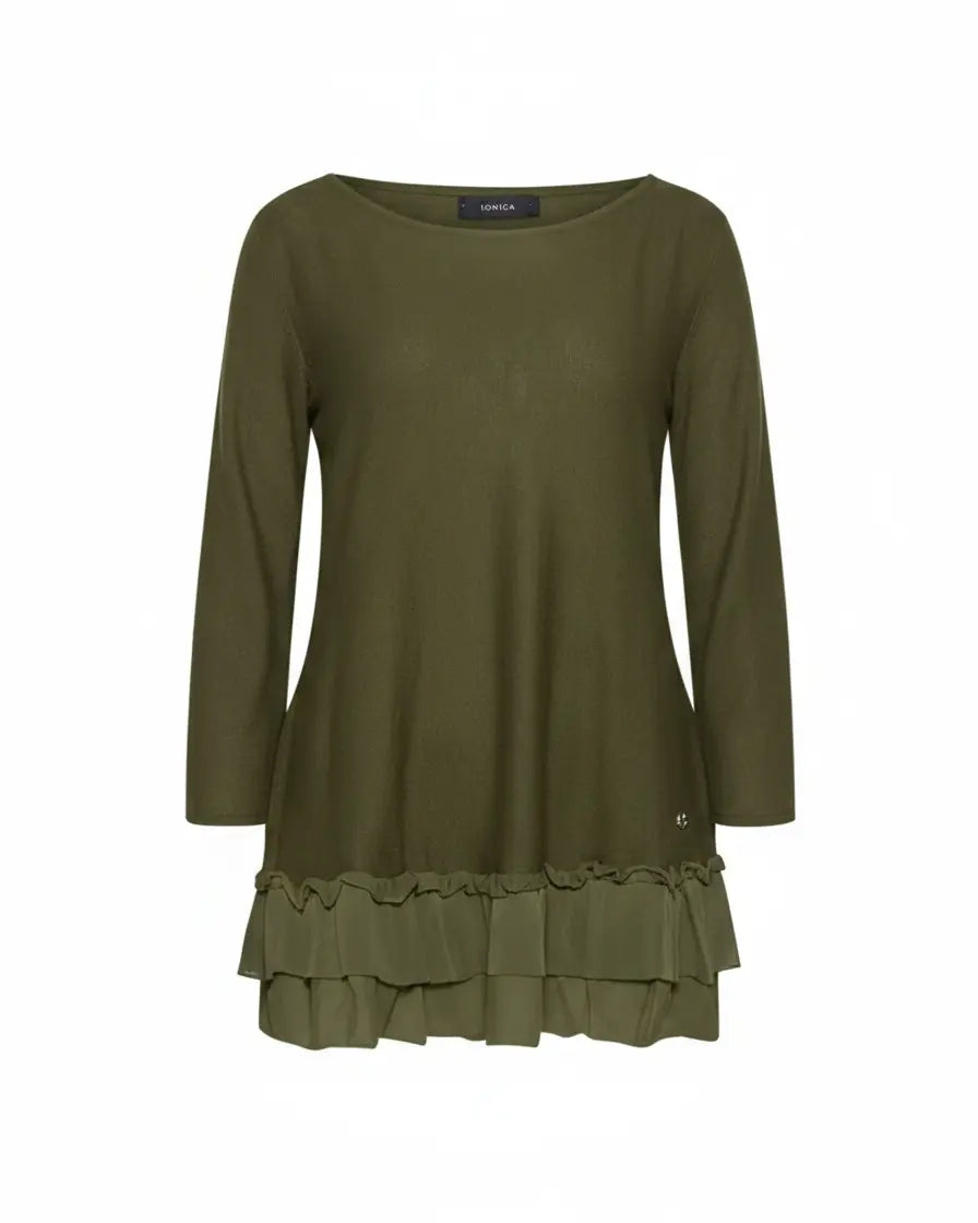 Maglia con rouches IRONICA