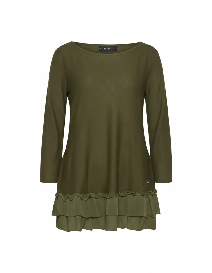 Maglia con rouches IRONICA