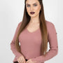 Maglia con scollo a V e bottoni decorativi DORABELLA