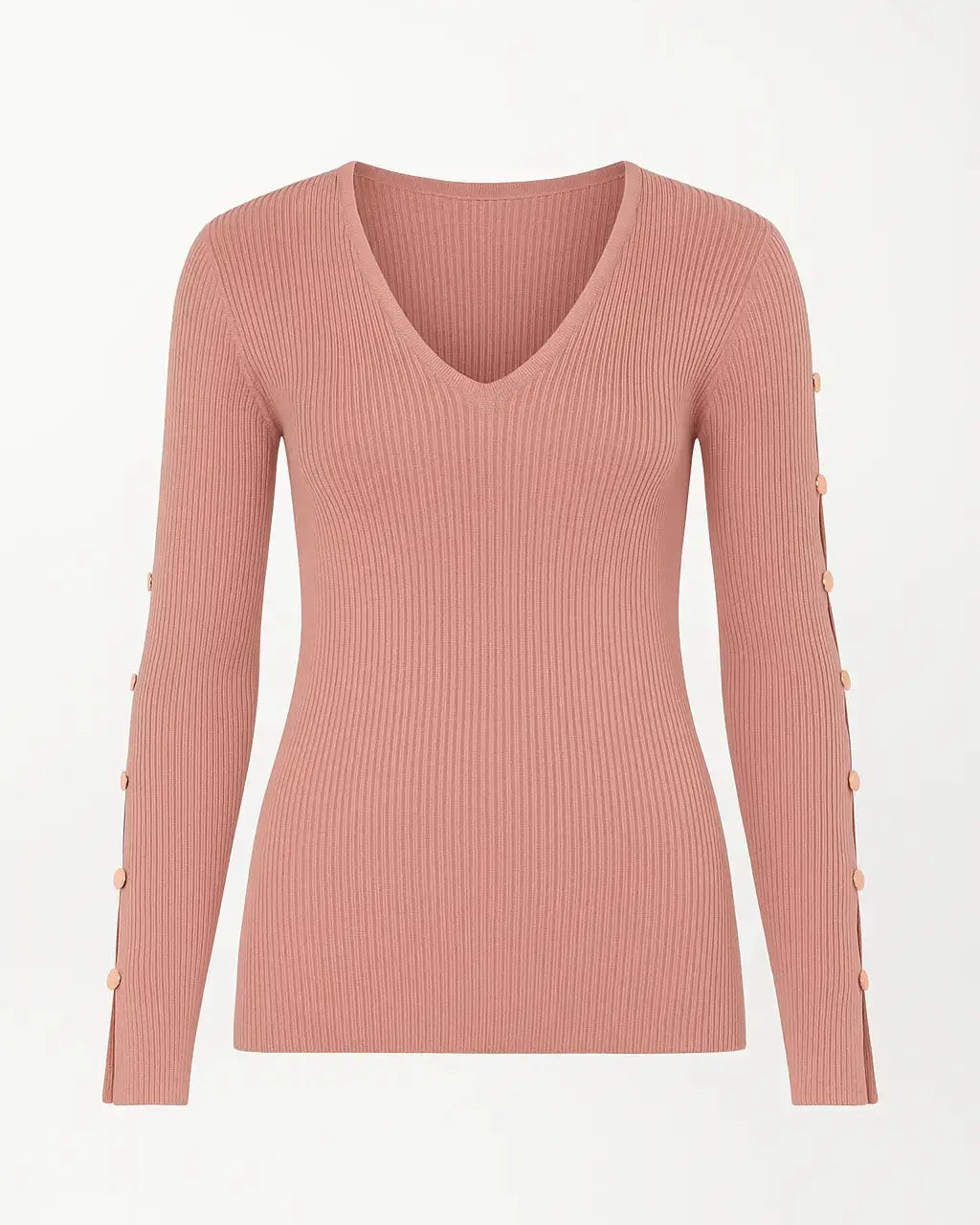 Maglia con scollo a V e bottoni decorativi DORABELLA