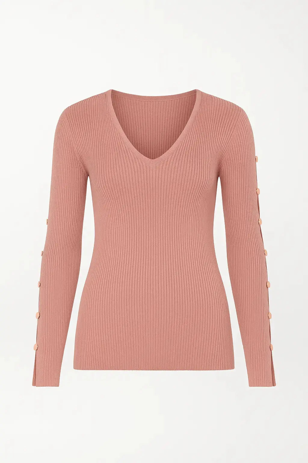 Maglia con scollo a V e bottoni decorativi DORABELLA