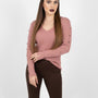 Maglia con scollo a V e bottoni decorativi DORABELLA