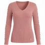 Maglia con scollo a V e bottoni decorativi DORABELLA