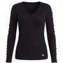 Maglia con scollo a V e bottoni decorativi DORABELLA