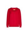 Maglia con scollo a V e inserto in paillettes sullo scollo RIBES DORABELLA PIU'