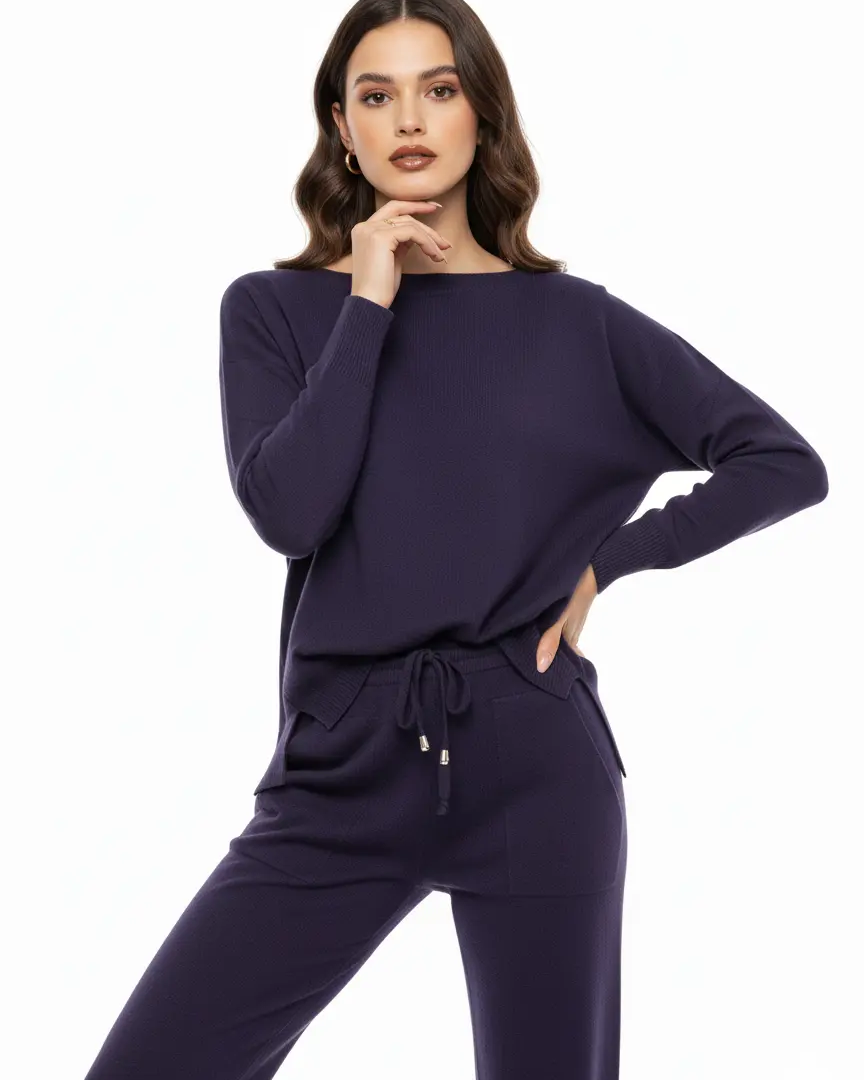 Maglia con scollo a barca in tinta unita DORABELLA