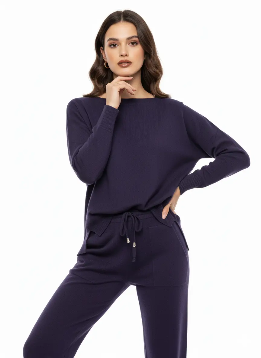 Maglia con scollo a barca in tinta unita DORABELLA