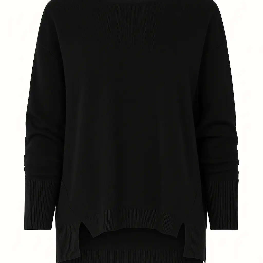 Maglia con scollo a barca in tinta unita DORABELLA