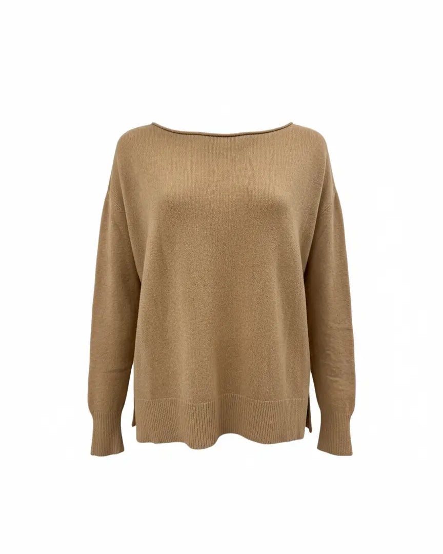 Maglia con scollo a barca in tinta unita DORABELLA