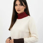 Maglia dolcevita color block DORABELLA