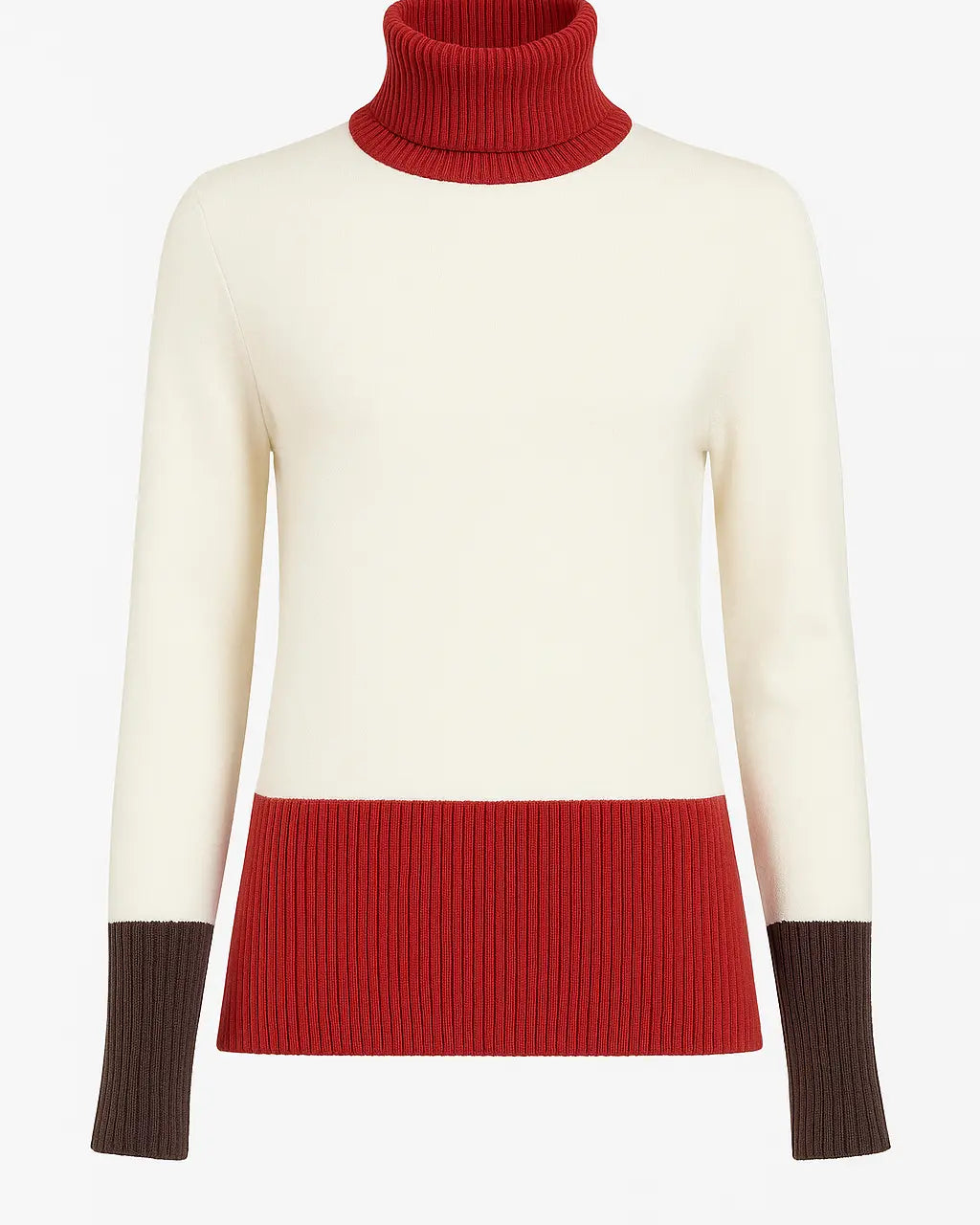 Maglia dolcevita color block DORABELLA