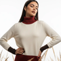 Maglia dolcevita color block DORABELLA