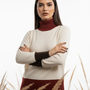 Maglia dolcevita color block DORABELLA