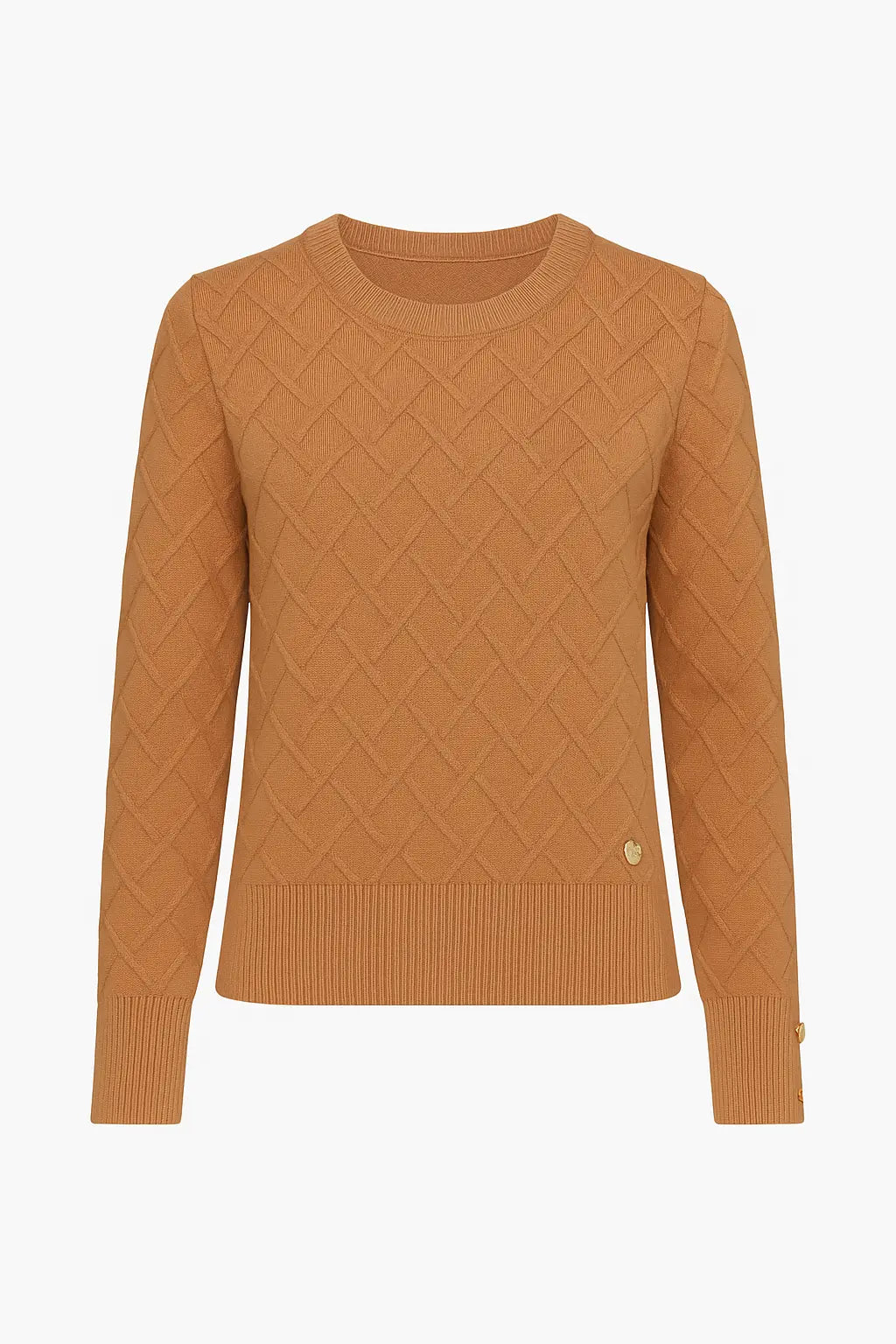 Maglia dolcevita con dettagli a treccia e collo removibile DORABELLA