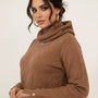 Maglia dolcevita con dettagli a treccia e collo removibile DORABELLA