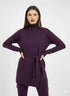 Maglia dolcevita con spacco laterale DORABELLA