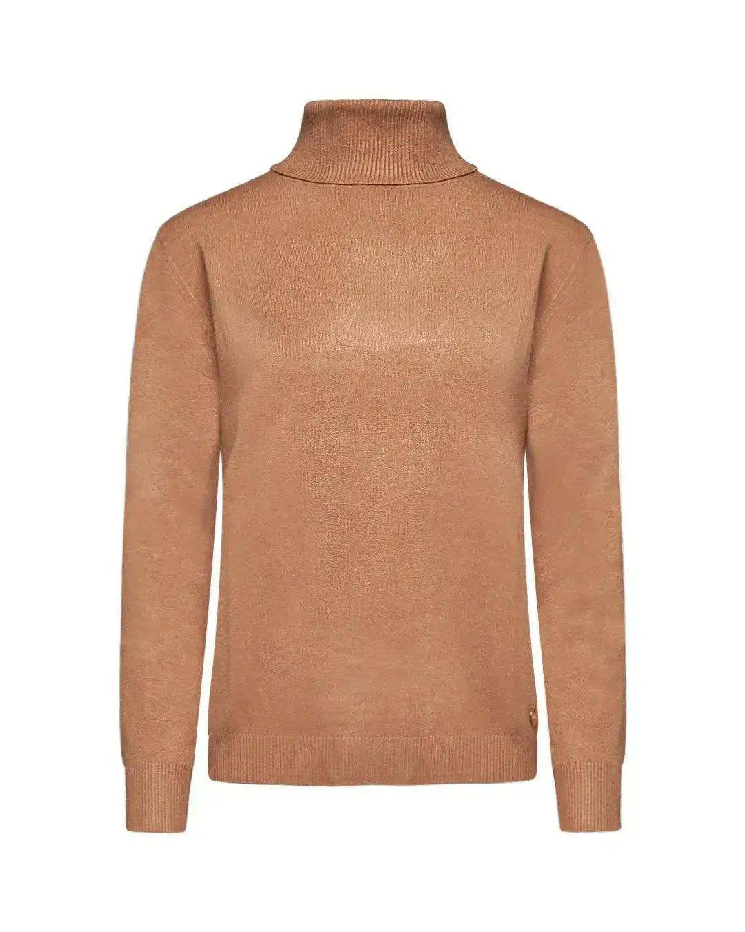 Maglia basic a collo alto risvoltato OFF WHITE DORABELLA