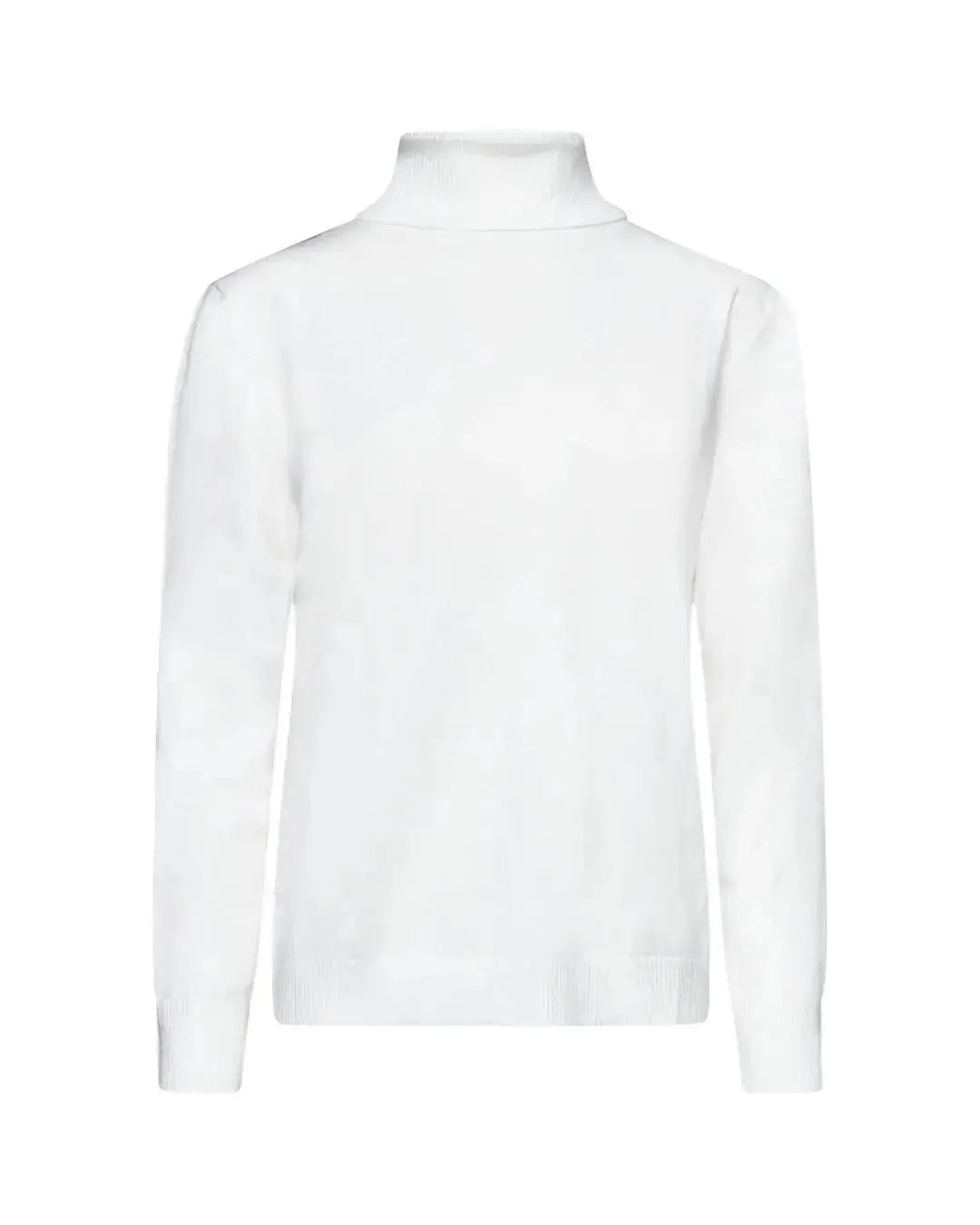 Maglia basic a collo alto risvoltato OFF WHITE DORABELLA