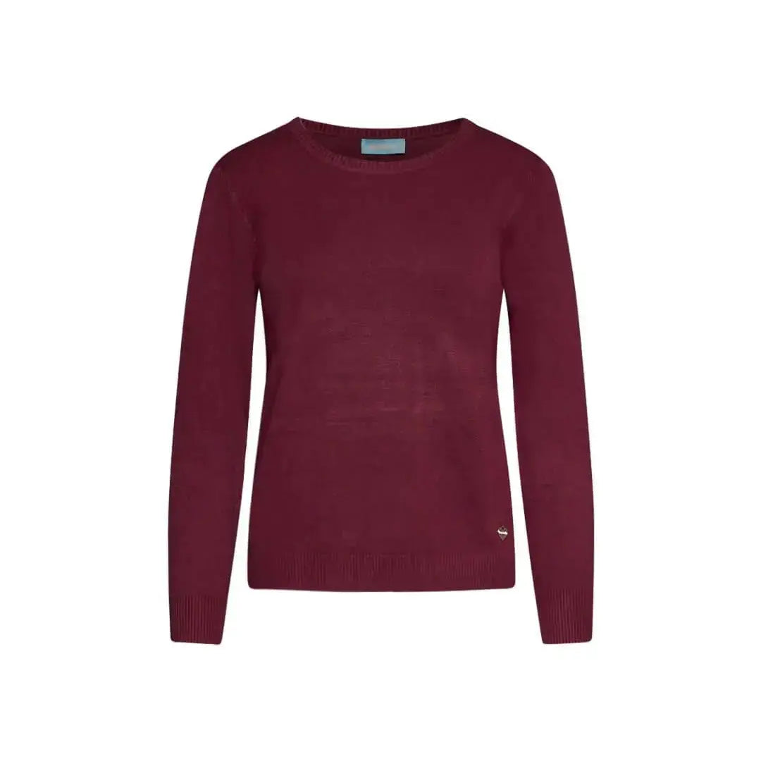 Maglia a girocollo basic e maniche lunghe DORABELLA