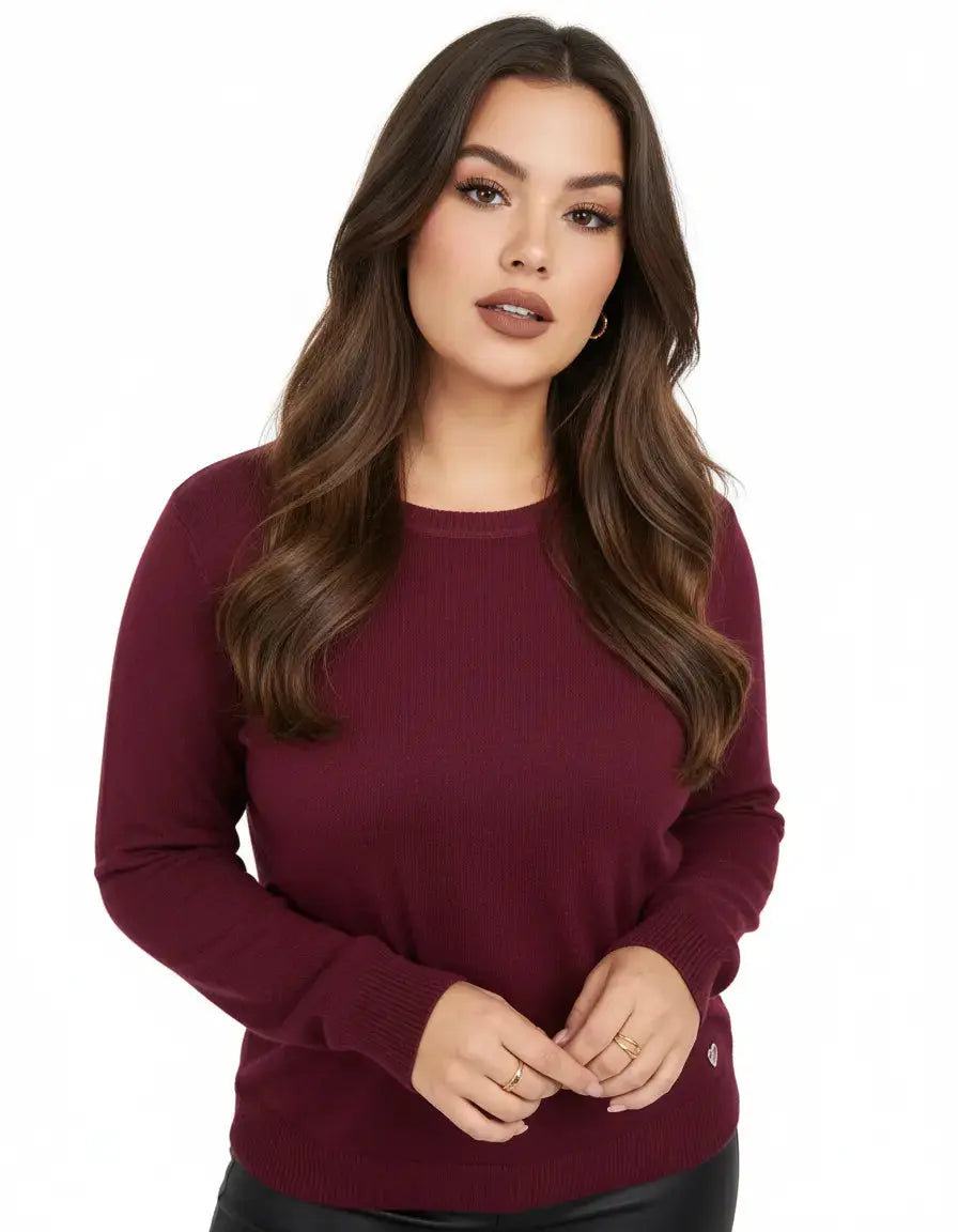 WIHOLL Maglioni da donna Pullover leggero Top Camicie a maniche lunghe WIHOLL Maglioni da donna Pullover leggero Top Camicie a maniche lunghe