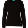 Maglia a girocollo basic e maniche lunghe NERO DORABELLA