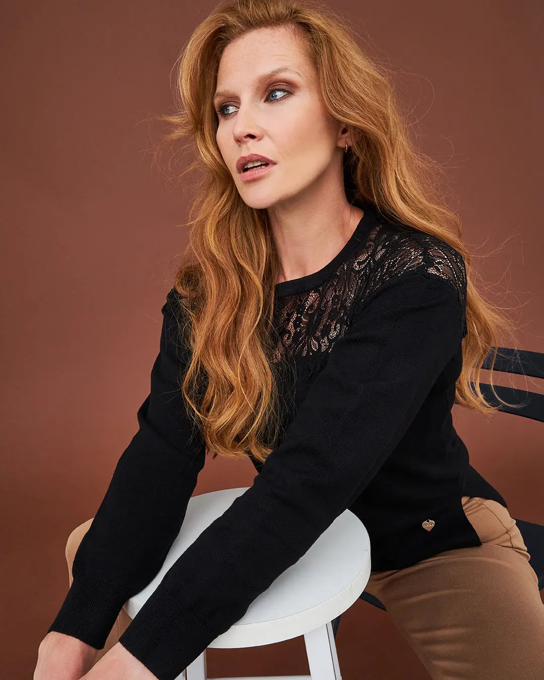 Maglia girocollo NERO DORABELLA