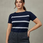 Maglia girocollo a righe DORABELLA PIU'