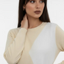 Maglia girocollo color block DORABELLA