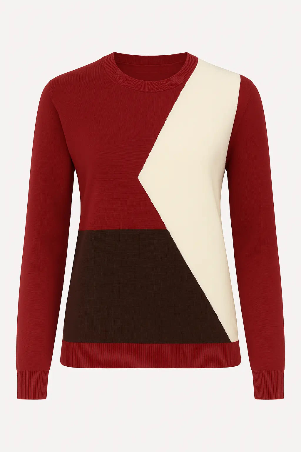 Maglia girocollo color block DORABELLA