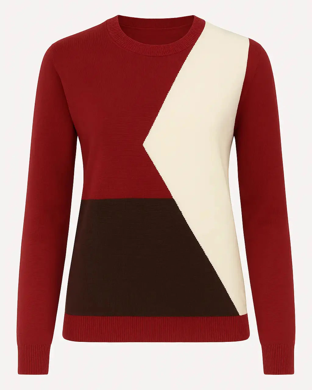 Maglia girocollo color block DORABELLA