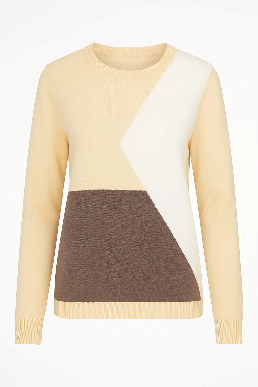 Maglia girocollo color block DORABELLA