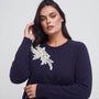 Maglia girocollo con applicazione DORABELLA PIU'