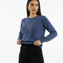 Maglia girocollo con applicazioni frontali DORABELLA