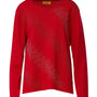 Maglia girocollo con applicazioni strass frontali RIBES DORABELLA PIU' XXXL