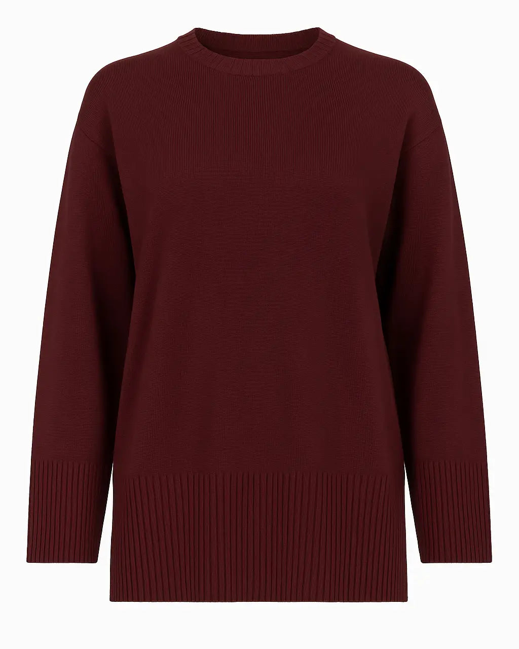 Maglia girocollo con costina alta al fondo DORABELLA PIU'