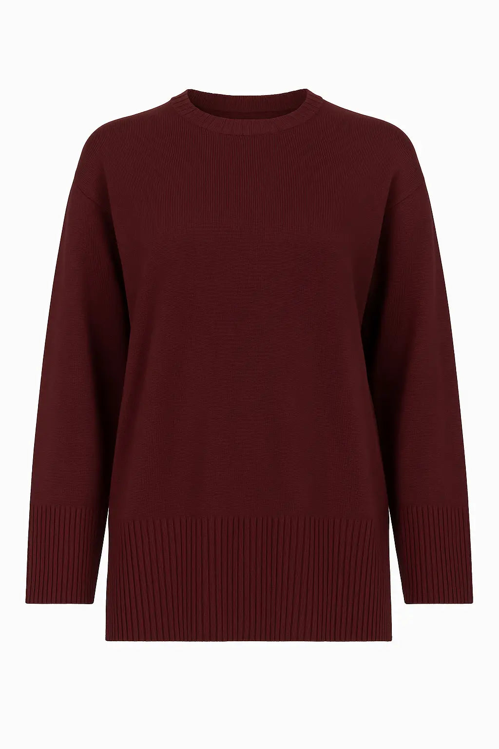 Maglia girocollo con costina alta al fondo DORABELLA PIU'
