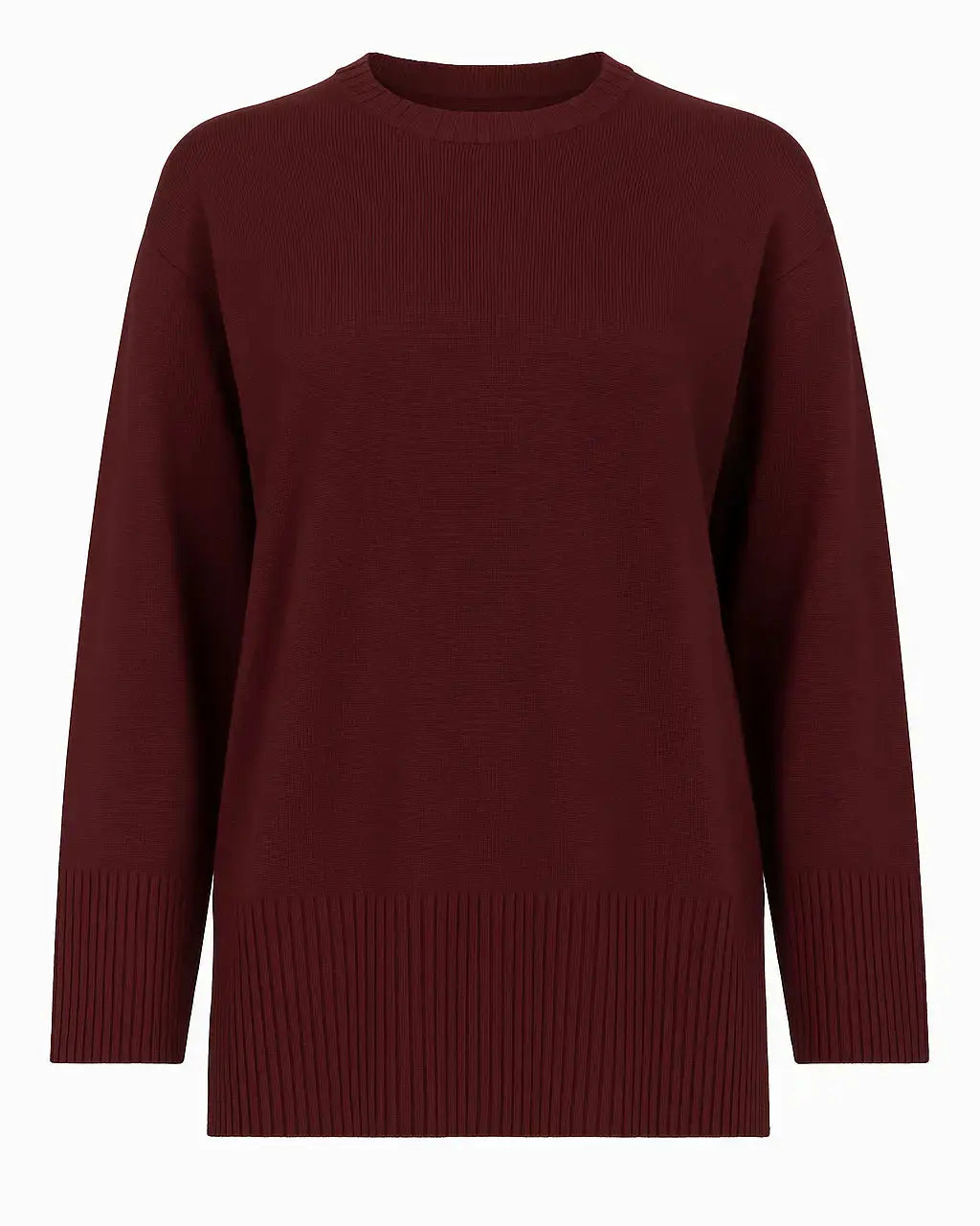 Maglia girocollo con costina alta al fondo DORABELLA PIU'