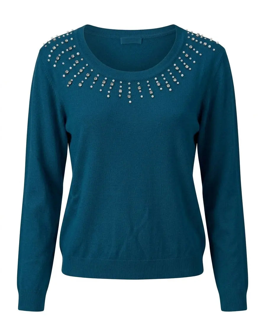 Maglia girocollo con dettagli DORABELLA