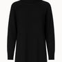 Maglia girocollo con lavorazione a rilievo DORABELLA PIU' XL (45) / Nero