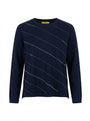Maglia girocollo con micro borchie DORABELLA PIU'