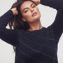 Maglia girocollo con micro borchie DORABELLA PIU'