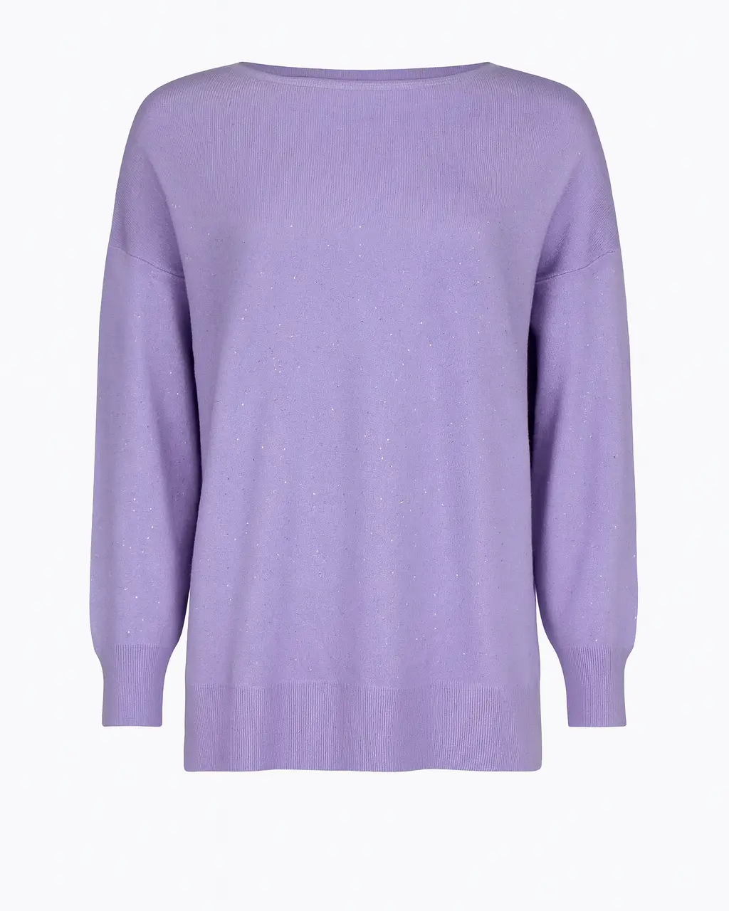 Maglia girocollo con micro paillettes DORABELLA