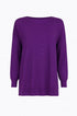 Maglia girocollo con micro paillettes DORABELLA