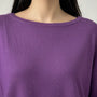 Maglia girocollo con micro paillettes DORABELLA