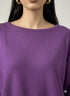Maglia girocollo con micro paillettes DORABELLA