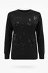 Maglia girocollo con paillettes DORABELLA