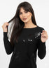 Maglia girocollo con paillettes DORABELLA