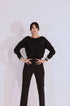Maglia girocollo con paillettes DORABELLA