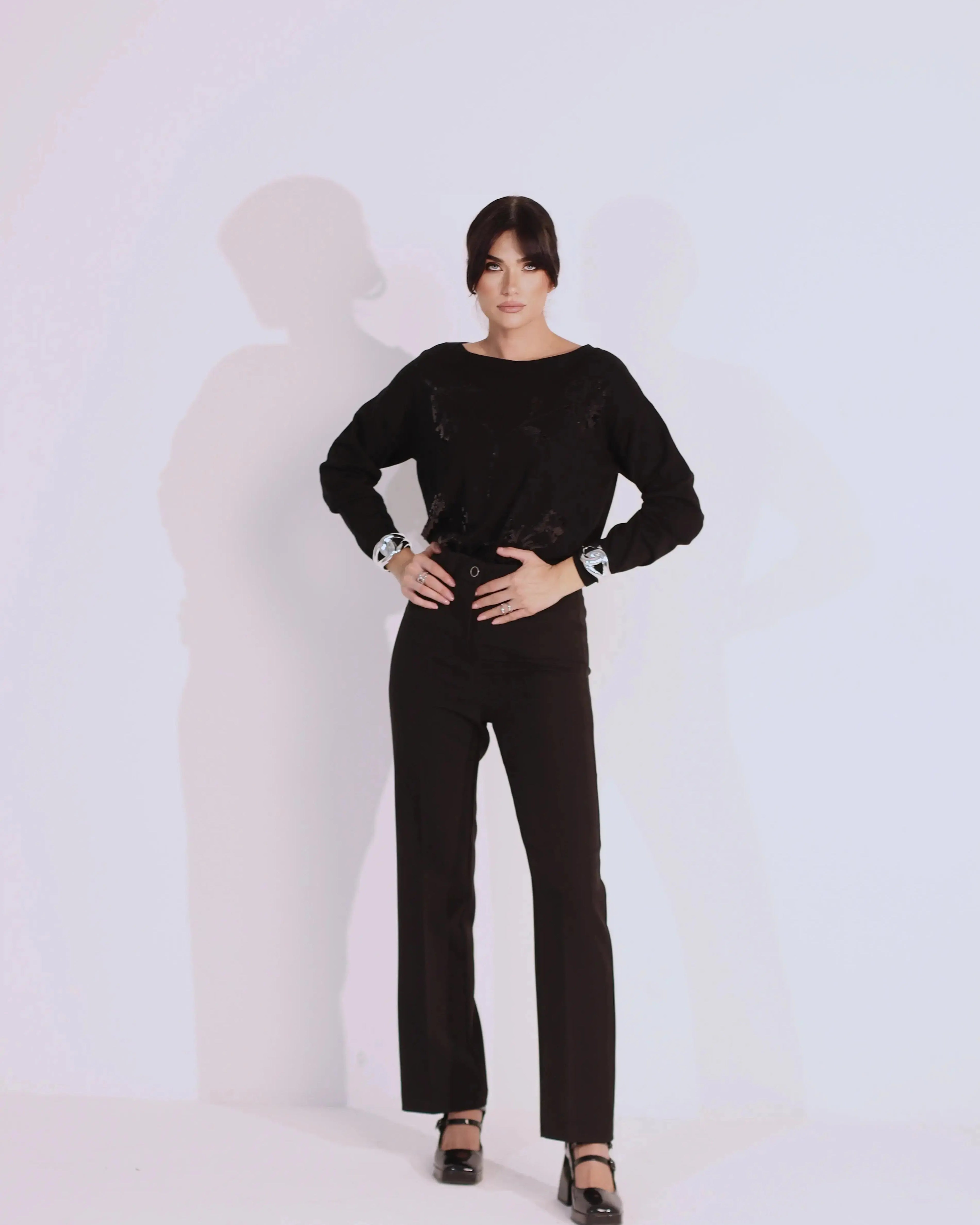 Pantalone sigaretta con bustino DORABELLA
