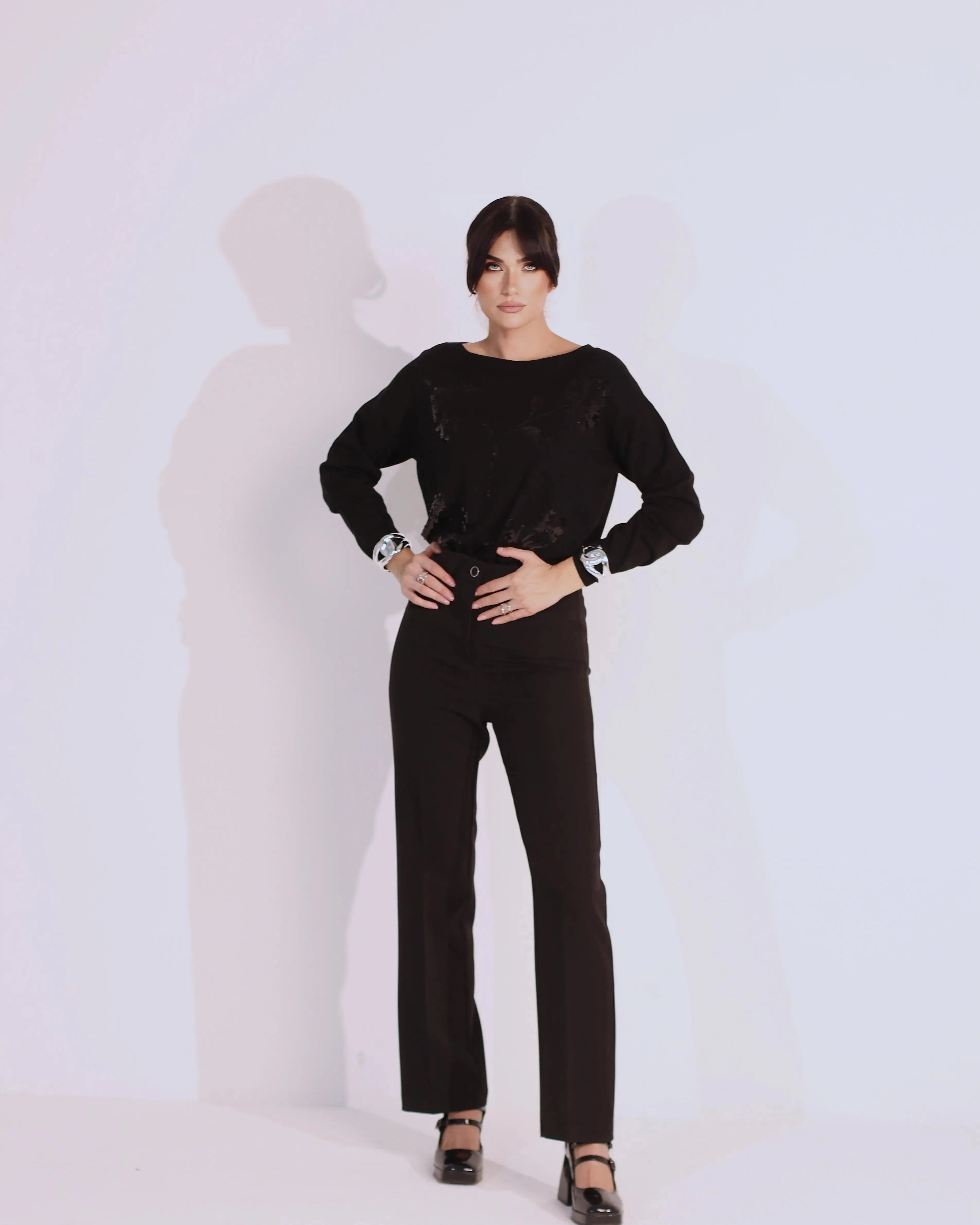 Pantalone sigaretta con bustino DORABELLA